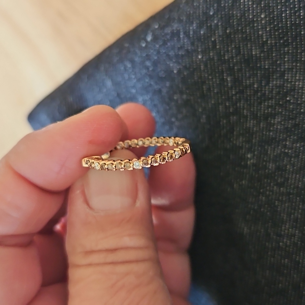 Levian Inside Outside Hoop Earrings - Picture 2 of 7
